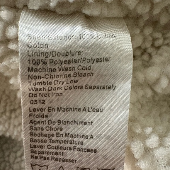 KAVU Brown Cotton Canvas Jacket with Sherpa Lining. Chore, Work coat. - Picture 10 of 14